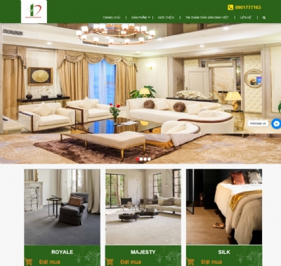 Thiết kế web giá rẻ công ty cổ phần Đinh Việt