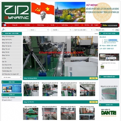 Thiết kế web giá rẻ công ty Dynamic