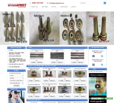 Thiết kế web giá rẻ công ty cổ phần đầu tư HT Đại Phát