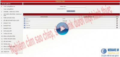 8. Nhà cung cấp: hướng dẫn chỉnh sửa