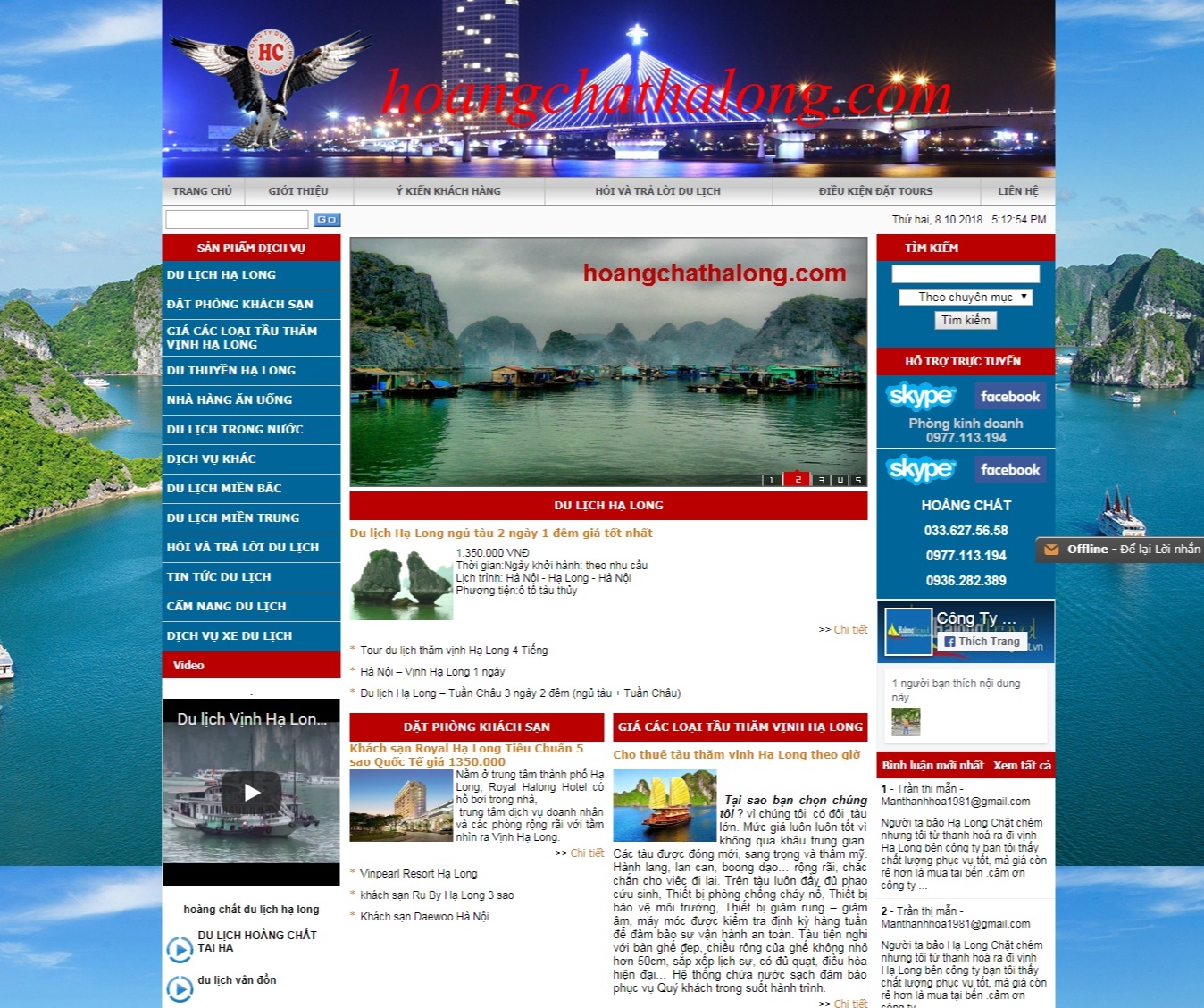 Thiết kế web giá rẻ công ty TNHH một thành viên dịch vụ và thương mại Hoàng Chất