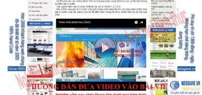 3.4. Thêm sản phẩm mới - Hướng dẫn đưa video vào bài viết