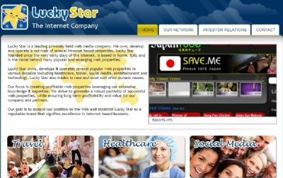 Thiết kế web giá rẻ công ty TNHH TM và SX ngôi sao may mắn