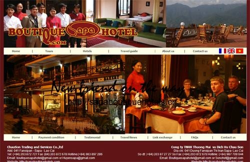 Thiết kế web giá rẻ công ty ChauSon Trading and Services Co.,ltd 