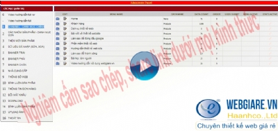 1. Channel - danh mục chính: Hướng dẫn xóa