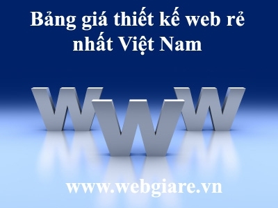 Thiết kế web giá rẻ theo yêu cầu