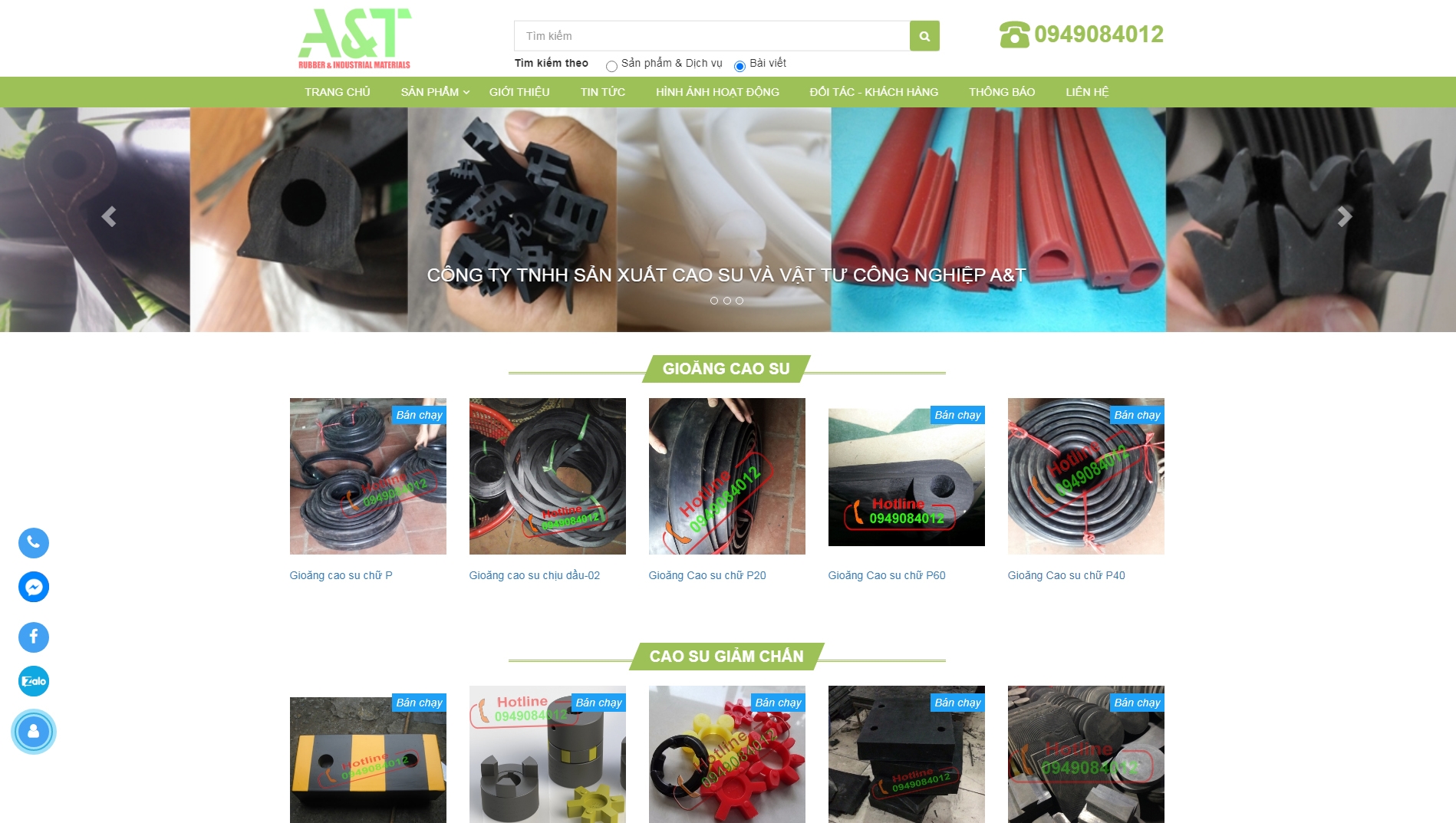 Thiết kế website giá rẻ BOCLOCAOSU.COM