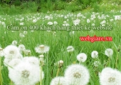 Cảm ơn khách hàng thiết kế website