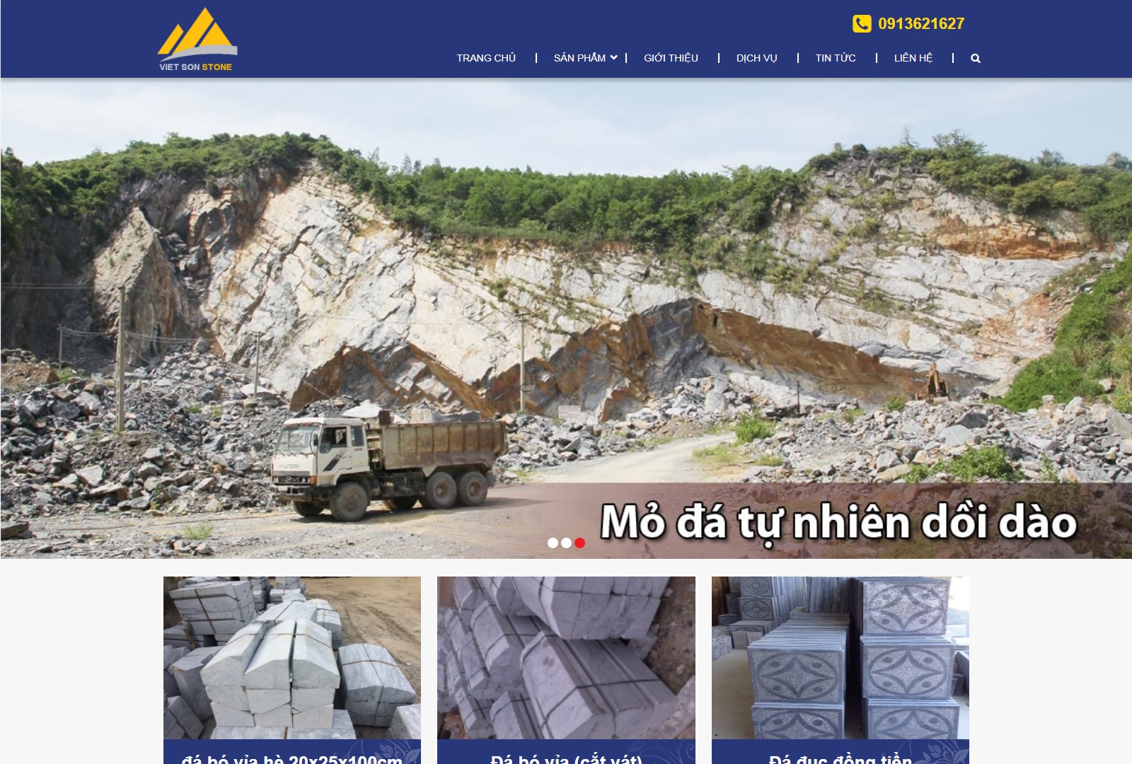 Thiết kế web giá rẻ đá ốp lát Thanh Hóa