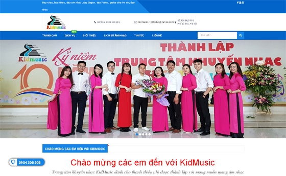 Thiết kế web giá rẻ DAYNHAC.COM