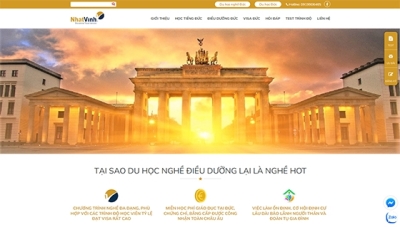 Thiết kế website dieuduongduc.edu.vn