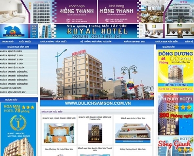 Thiết kế web giá rẻ DU LỊCH SẦM SƠN