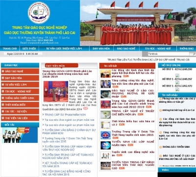 Thiết kế website GDNN-GDTXLAOCAI.VN