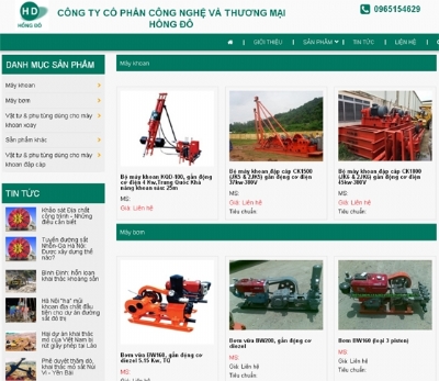 Thiết kế website HỒNG ĐÔ