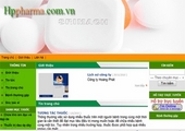 Thiết kế web  HPPHARMA.COM.VN