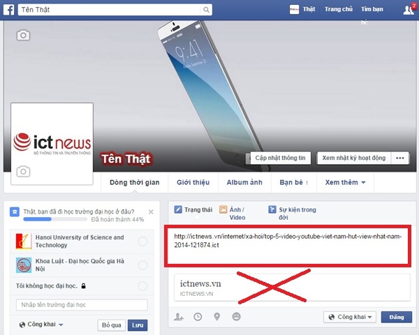 Sửa lỗi chia sẻ link trên Facebook không hiện ảnh thumbnail