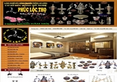 Thiết kế web giá rẻ cơ sở đúc đồng mỹ nghệ Phúc Lộc Thọ
