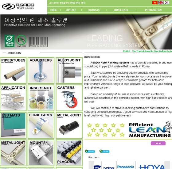 Thiết kế web site: PIPEJOINT.VN