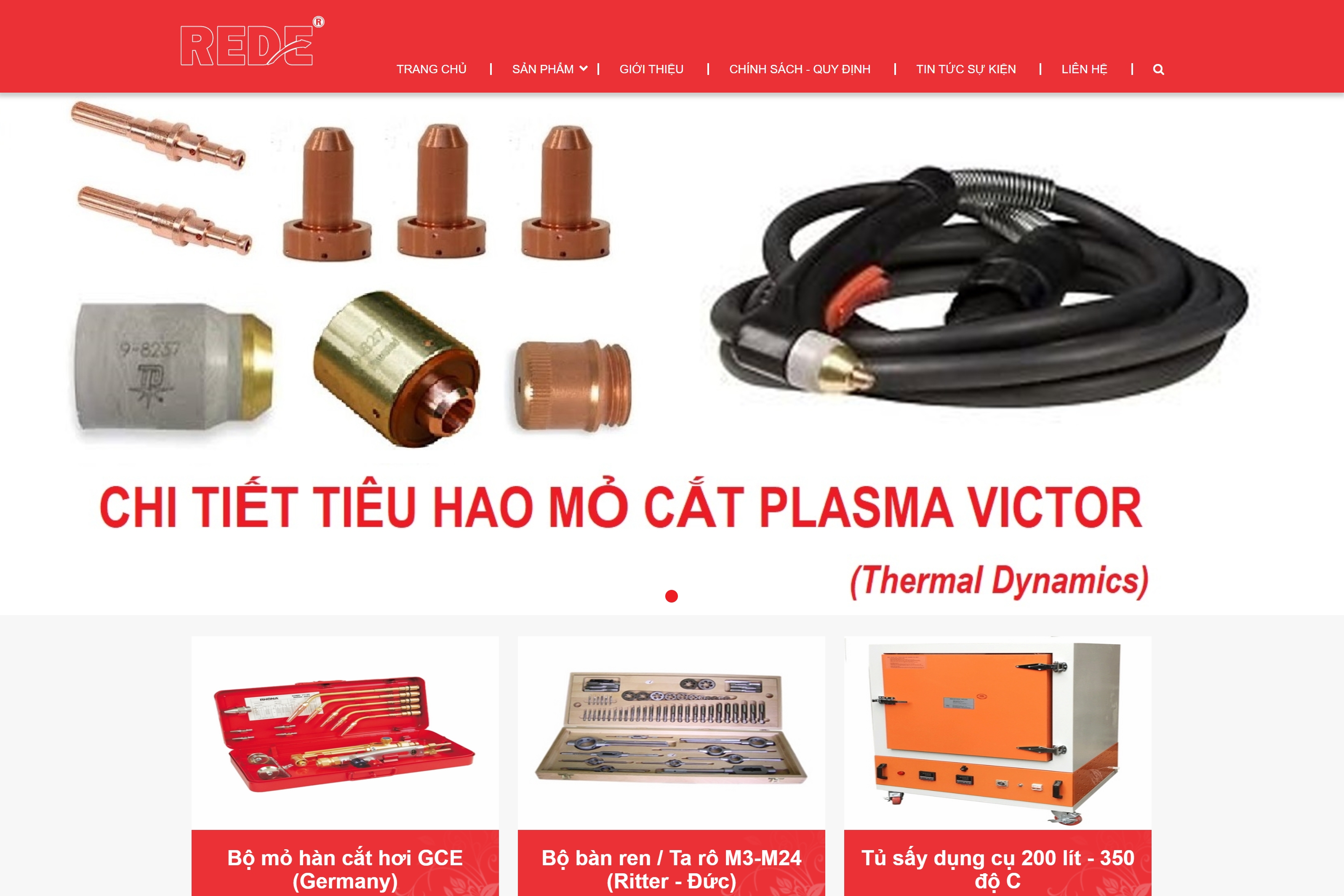 Thiết kế web giá rẻ công ty cổ phần Red-E