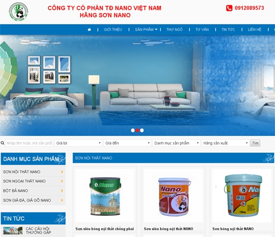 Thiết kế web giá rẻ SONNANOVN.VN