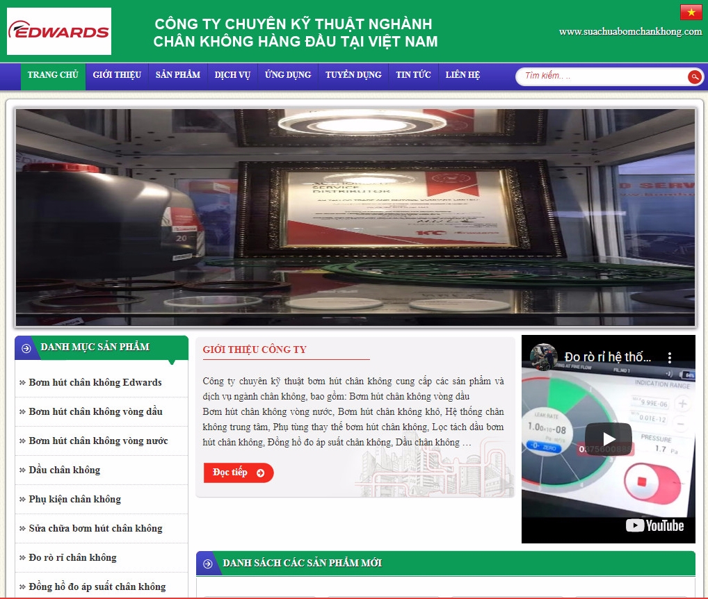 Thiết kế web giá rẻ SỬA CHỮA BƠM CHÂN KHÔNG