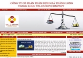 Thiết kế website: THAMDINHGIATHANGLONG.VN