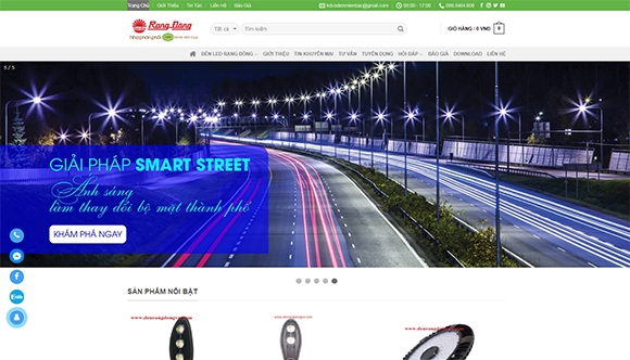 Thiết kế web giá rẻ DENRANGDONGVN.COM