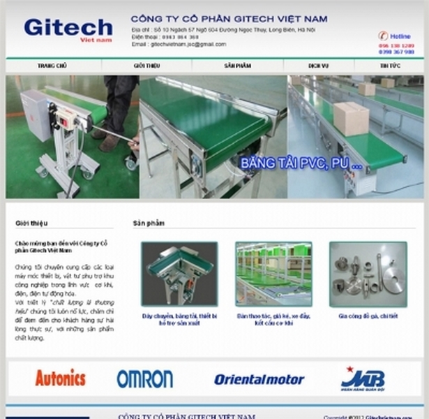 Thiết kế web giá rẻ GITECHVIETNAM.COM