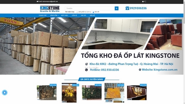 Thiết kế web giá rẻ KINGSTONE.COM.VN