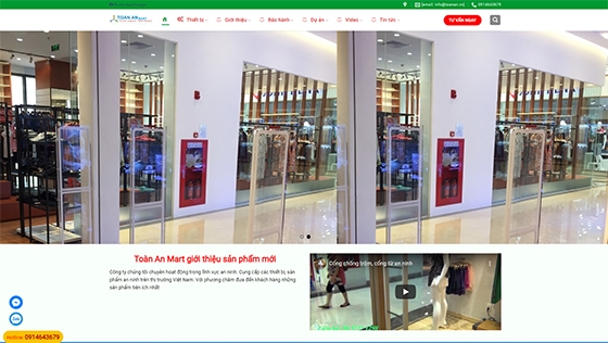 Thiết kế web giá rẻ CHOTHIETBIVN.COM