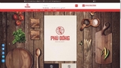 Thiết kế web giá rẻ NHAHANGPHUDONGSOCSON