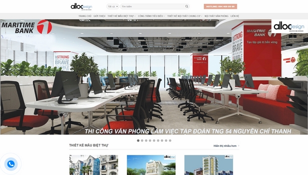 Thiết kế web giá rẻ ALLOCHOME.VN