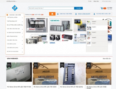 Thiết kế web giá rẻ công ty giải pháp tự động Hòa Phát