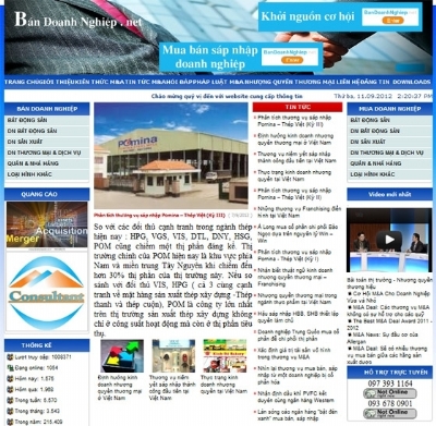 Thiết kế web giá rẻ công ty TNHH đầu tư Minh Dương