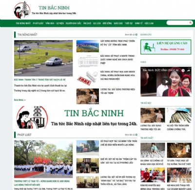 Thiết kế web giá rẻ công ty báo y dược