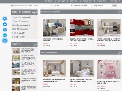 Thiết kế web giá rẻ công ty công ty CPXD Quyết Tâm