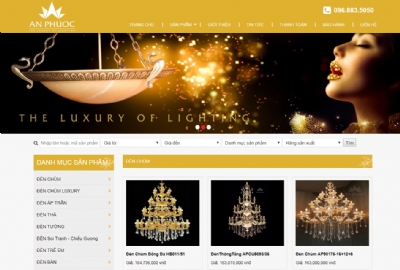 Thiết kế web giá rẻ công ty cổ phần xây dựng và thương mại An Phước