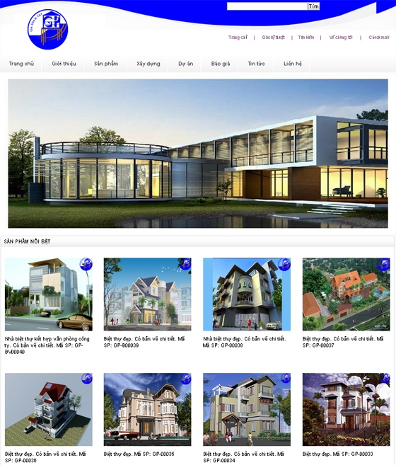 Thiết kế web site giá rẻ: GIAPHAMCDT.COM