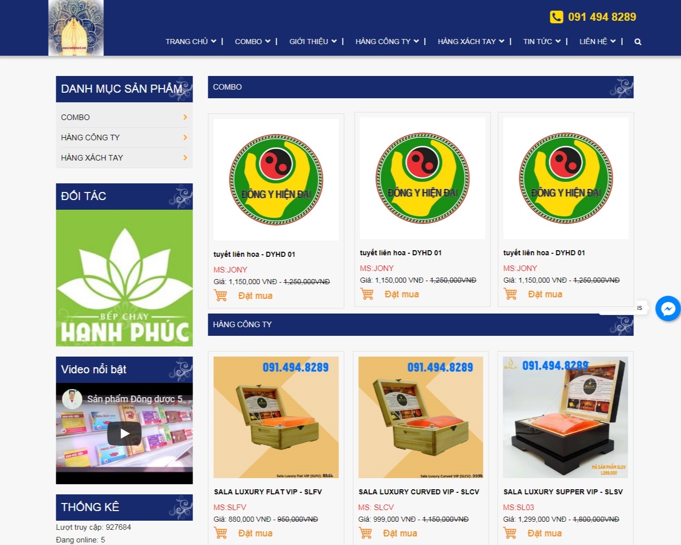 Thiết kế web giá rẻ dược phẩm trị liệu hạnh phúc