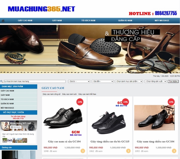 Thiết kế web giá rẻ MUACHUNG365.NET