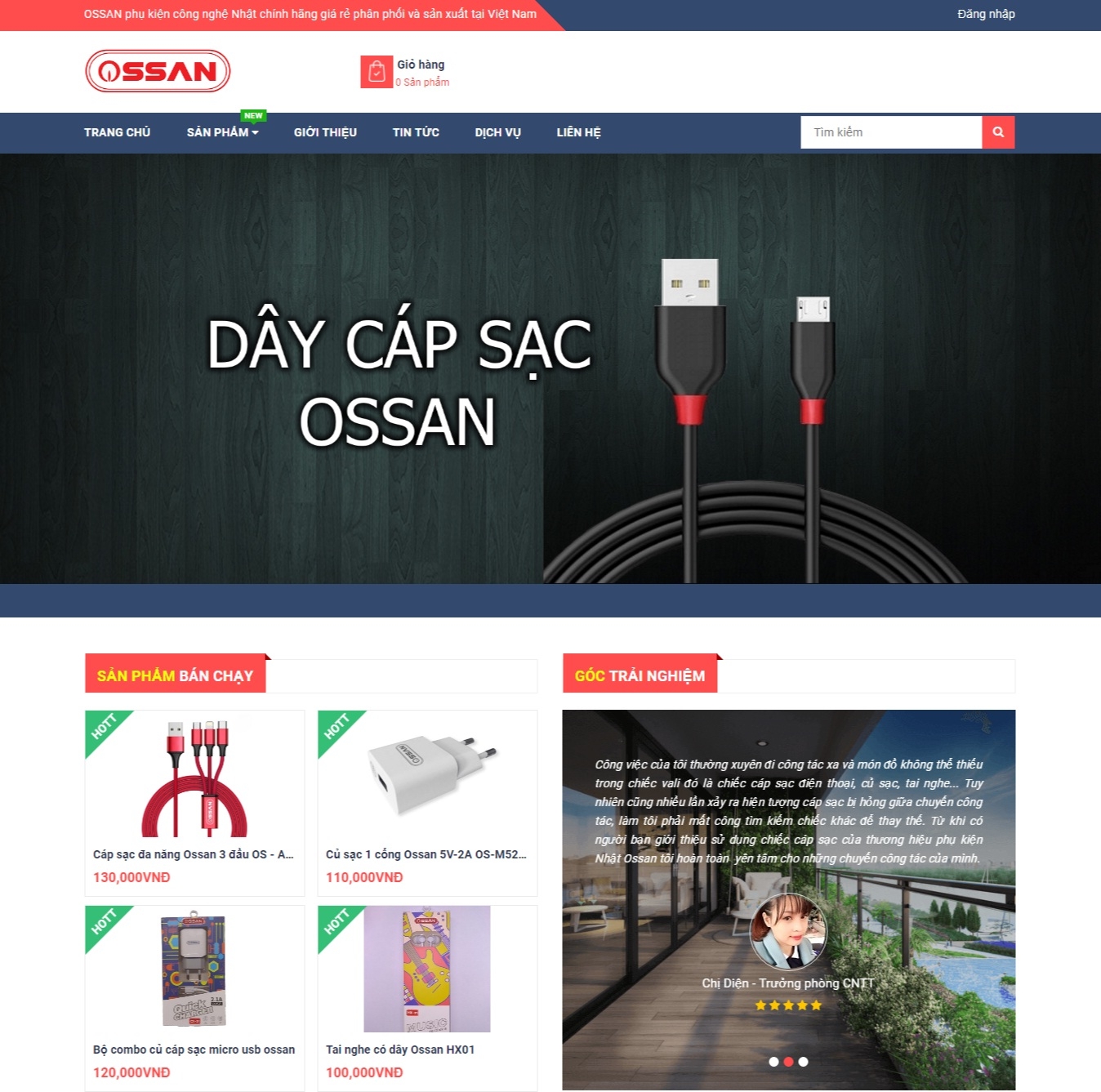 Thiết kế web giá rẻ OSSAN.VN
