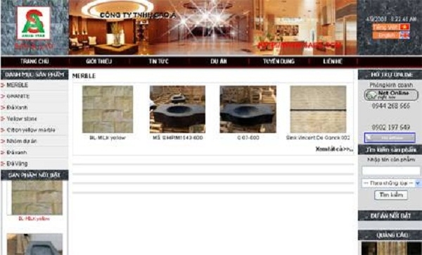 Thiết kế web giá rẻ công ty TNHH Sao Á