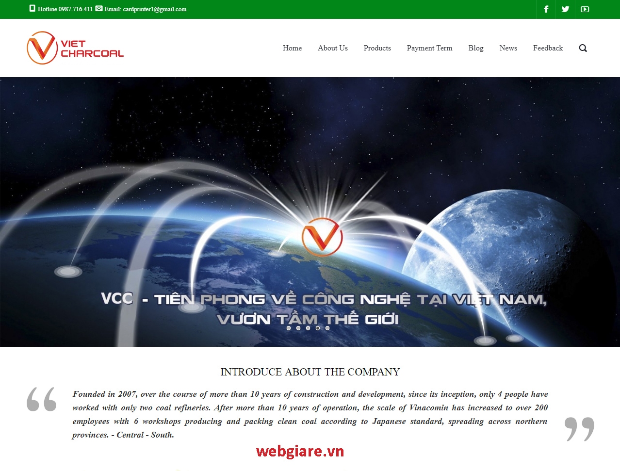 Thiết kế web giá rẻ TGB