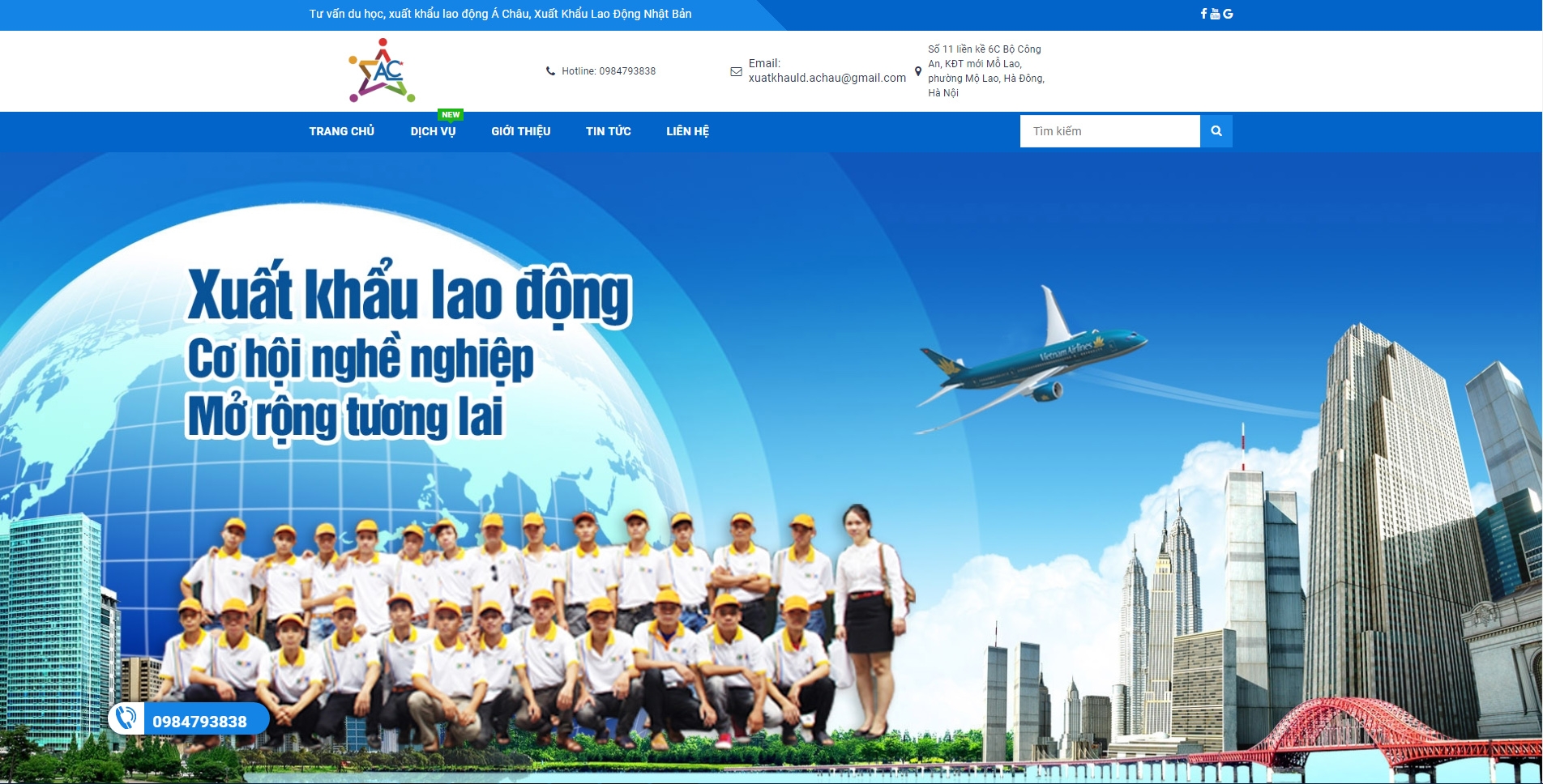 Thiết kế web giá rẻ ACHAUEDU.COM