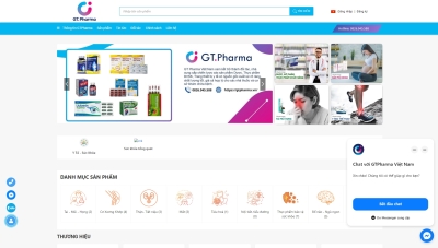 Thiết kế web giá rẻ GTPHARMA.VN