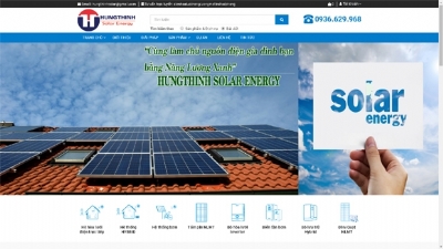 Thiết kế web giá rẻ hungthinhsolar.com