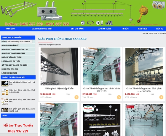 Thiết kế web site: NOITHATTHUONGHAI.COM