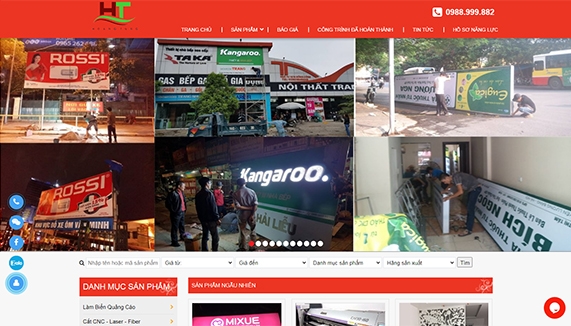 Thiết kế web giá rẻ QUANGCAOTAMLON