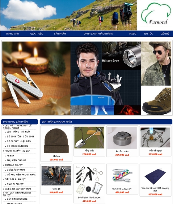 Thiết kế web site giá rẻ : DODUNGPHUOT.COM