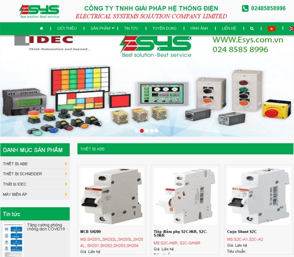 Thiết kế website giá rẻ ESYS.COM.VN